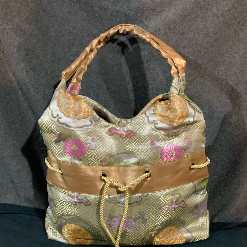 Brand new Asian satin handbag